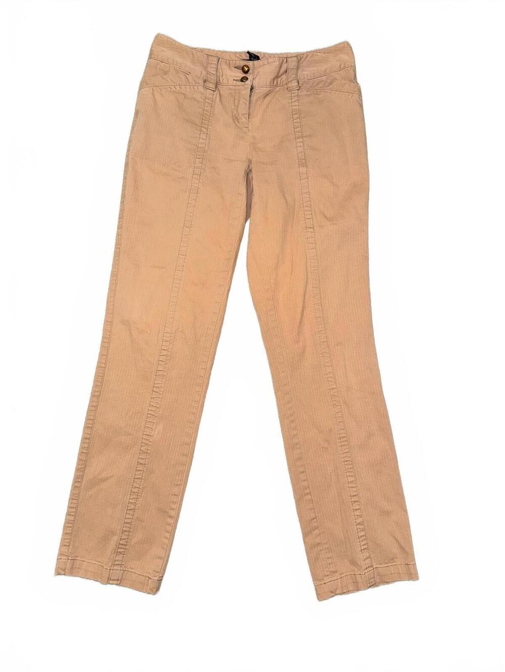 Women’s International Concepts Tan low rise straight leg pants with Size: 2